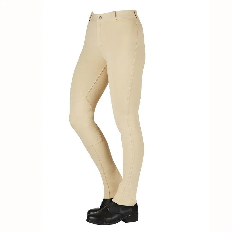 Saxon Warm Up Cotton Jodhpurs II - Beige