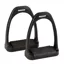 Korsteel Polymer Stirrup Irons With Coloured Treads - Black