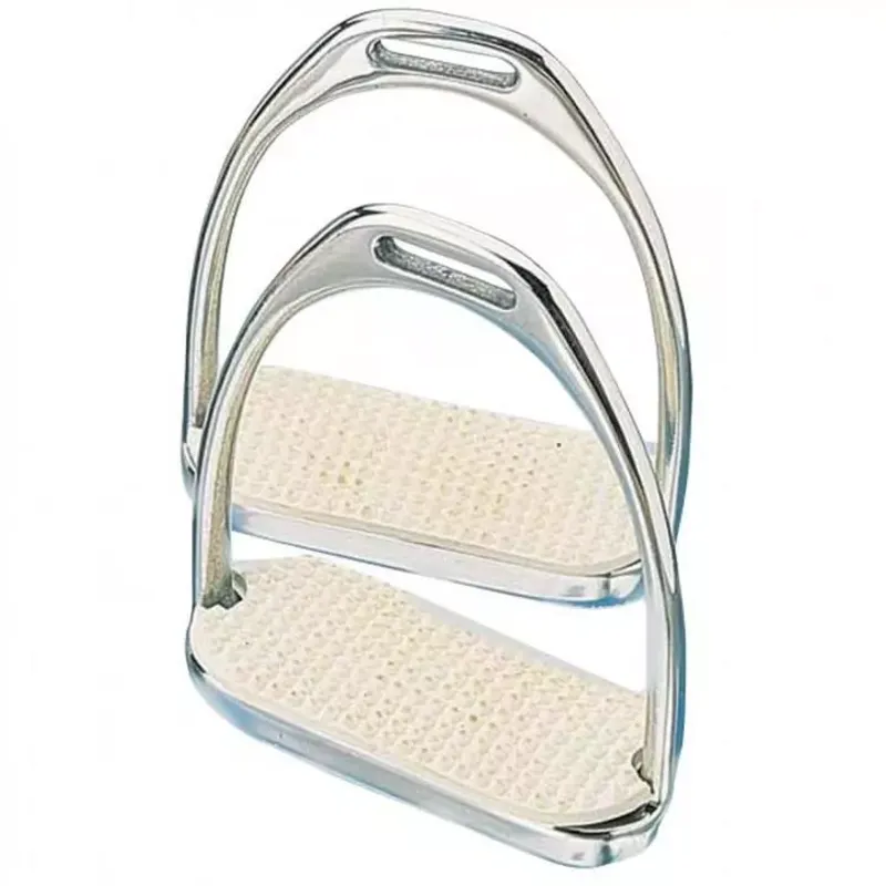 Korsteel Stainless Steel Knife Edge Stirrup Irons - Silver