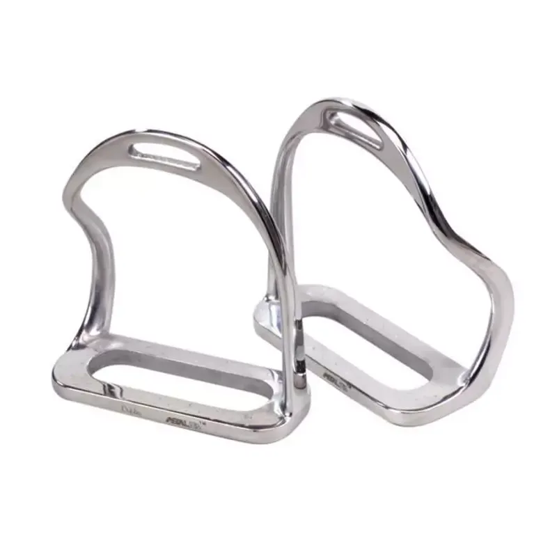 Korsteel Stainless Steel Safety Stirrup Irons - Silver