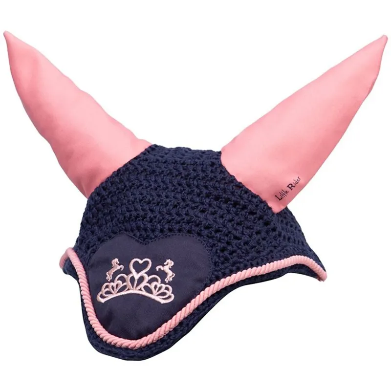 The Princess and The Pony Fly Veil by Little Rider - Navy/Peach
