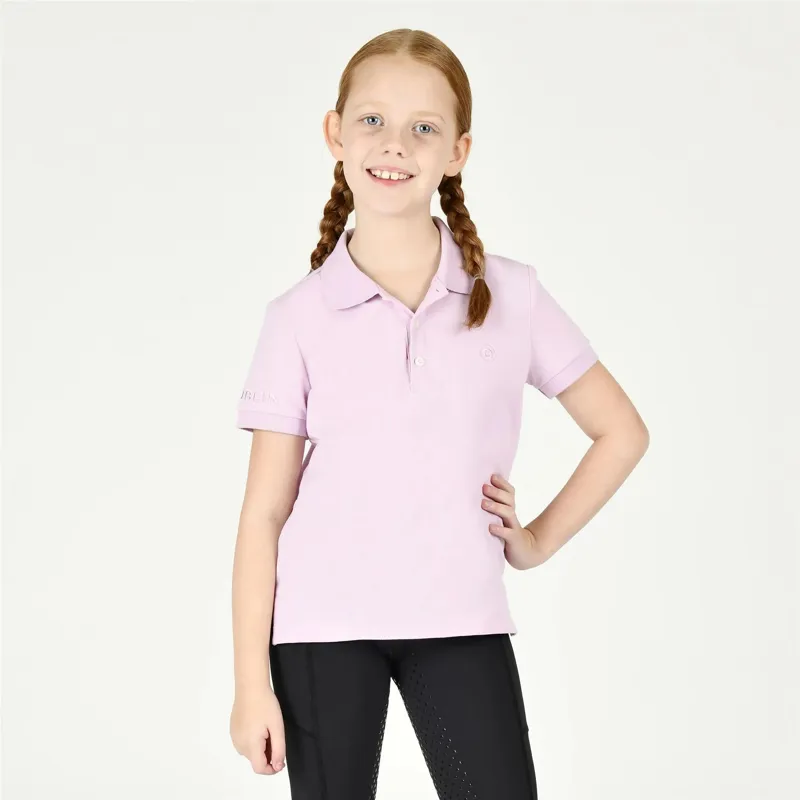 Dublin Darcy Short Sleeve Polo - Purple Blush