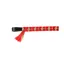ShowQuest York Brow Band - Red/Red/Gold with Crystals