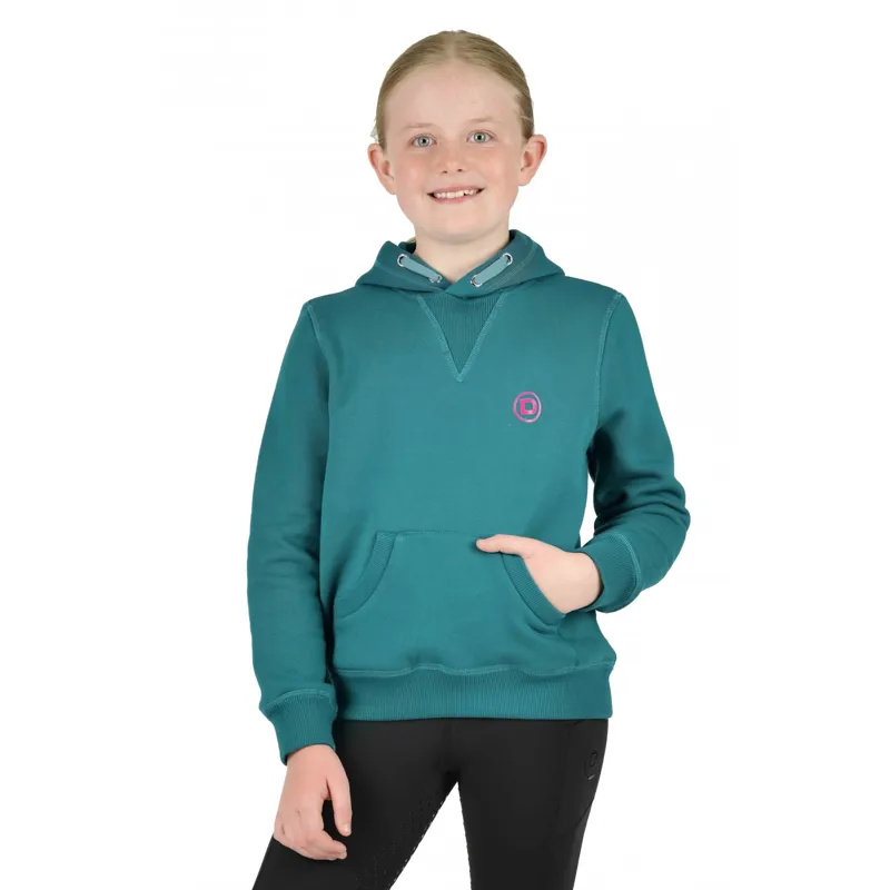 Dublin Children's Camile Contrast Tie Hoodie - Deep Lake