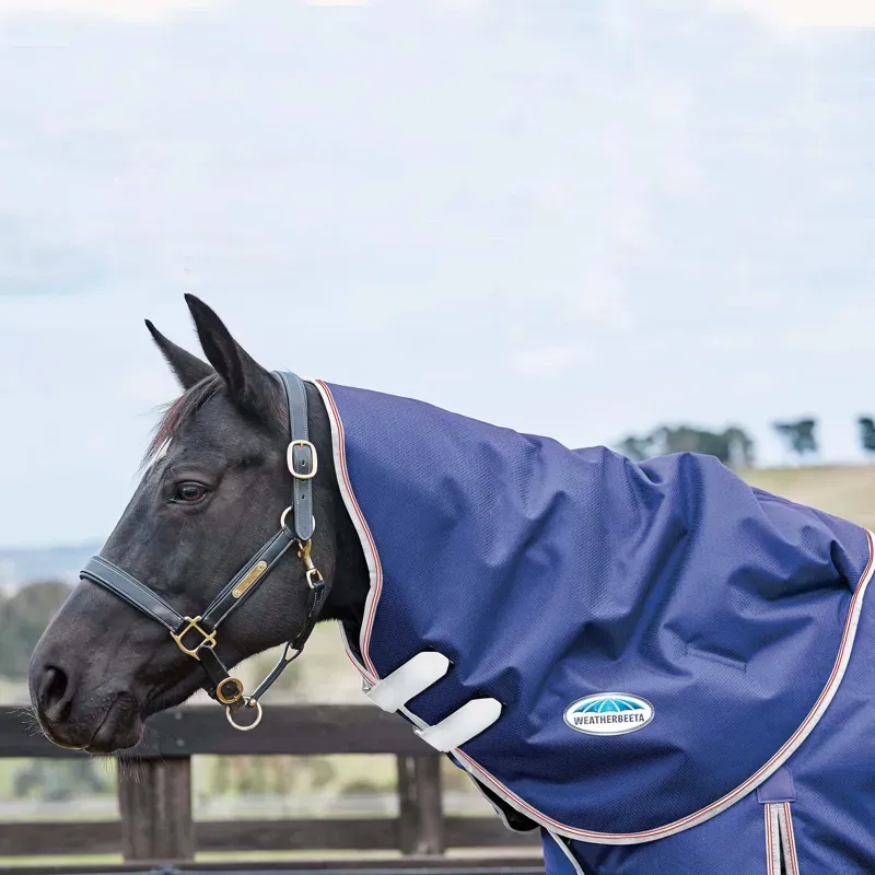 WeatherBeeta ComFiTec Essential Medium 220g Neck Rug - Navy/Silver