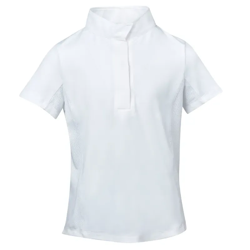 Dublin Ria Childs Short Sleeve Competition Shirt - White
