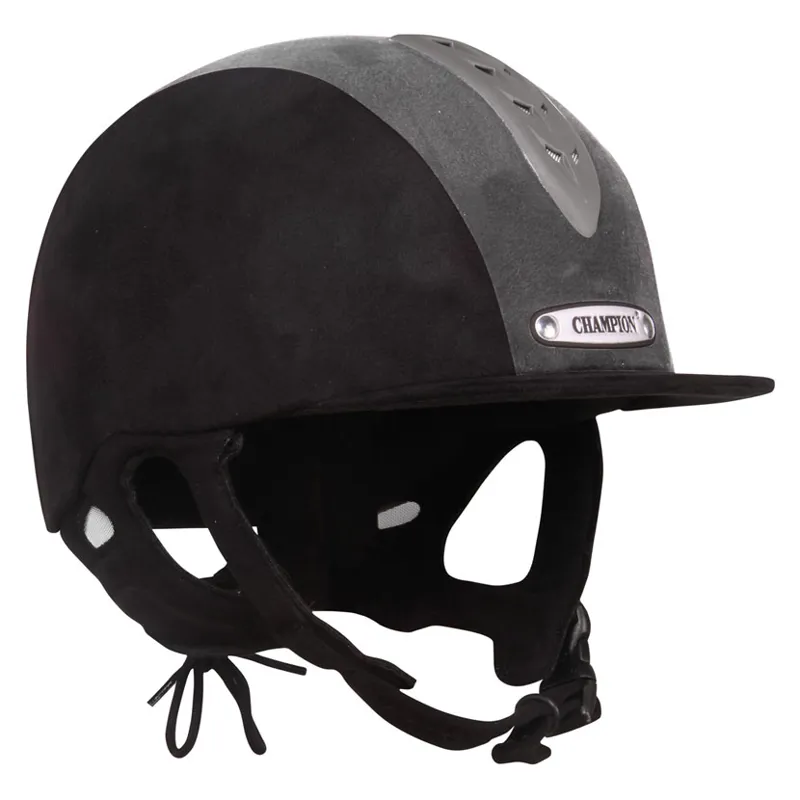 Champion X-Air Plus Junior Riding Hat - Black/Slate