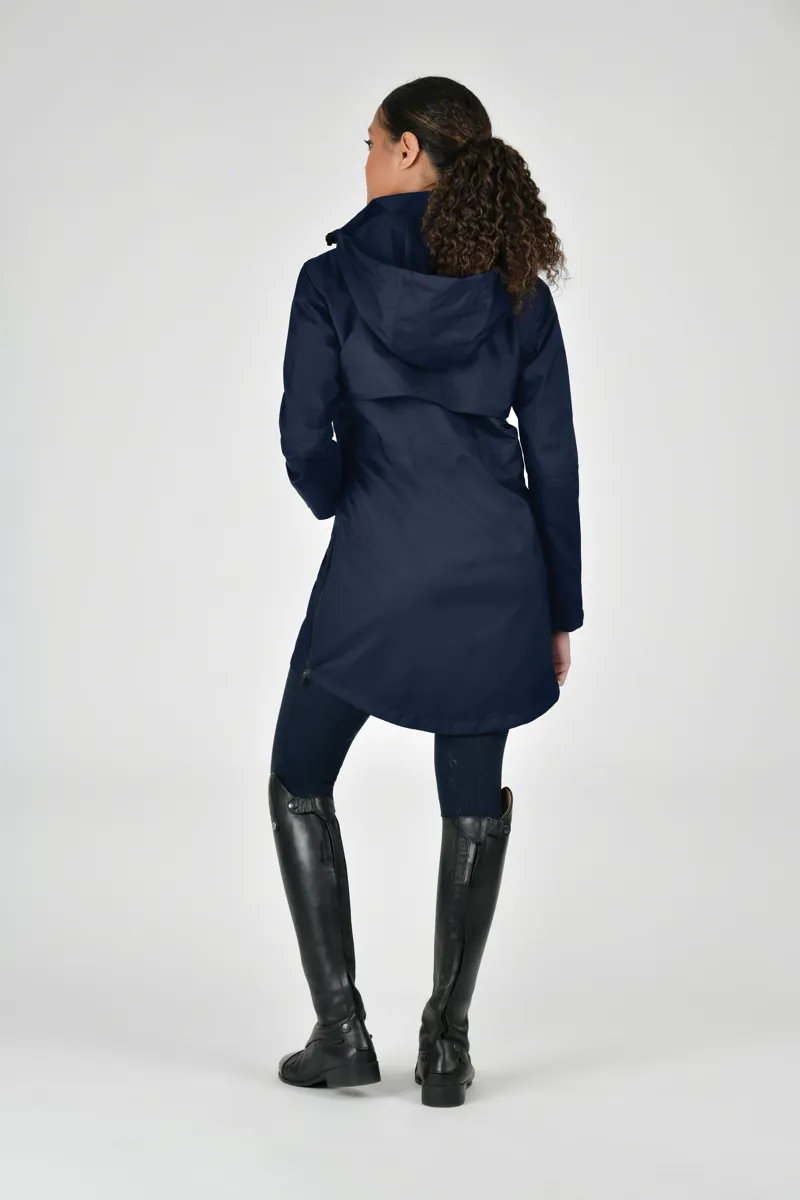 Dublin Larni Longline Waterproof Jacket - Naval Academy-3