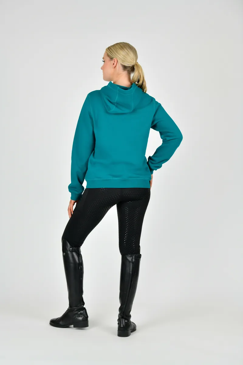 Dublin Camile Contrast Tie Hoodie - Deep Lake-2