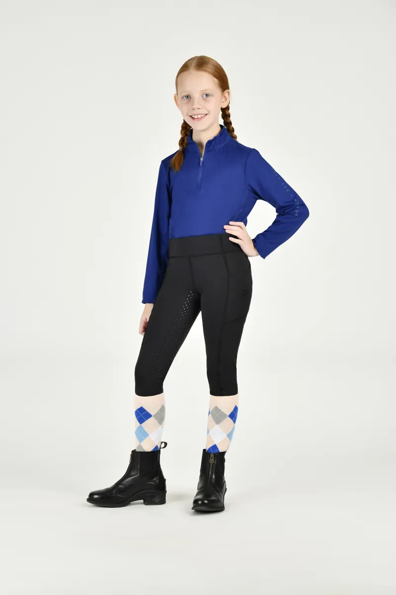 Dublin Children's Everyday Riding Tights - Black-2