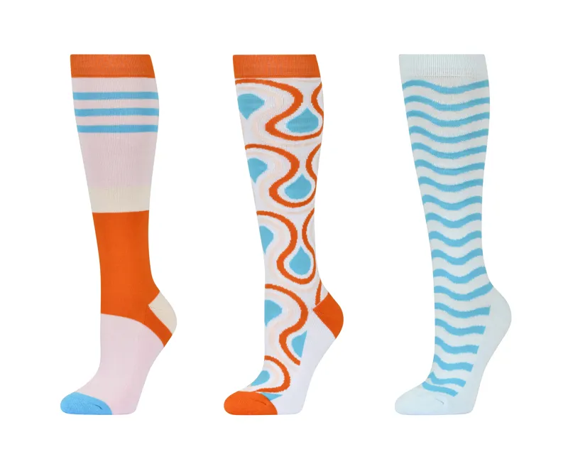 Dublin 3 Pack Socks - Colour Cash