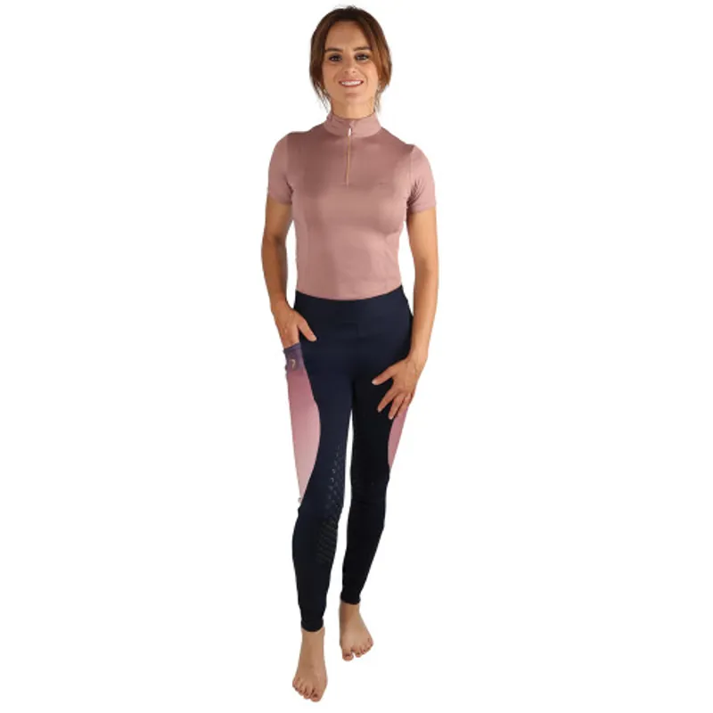 Hy Equestrian Elevate Ladies Sports Shirt - Rose