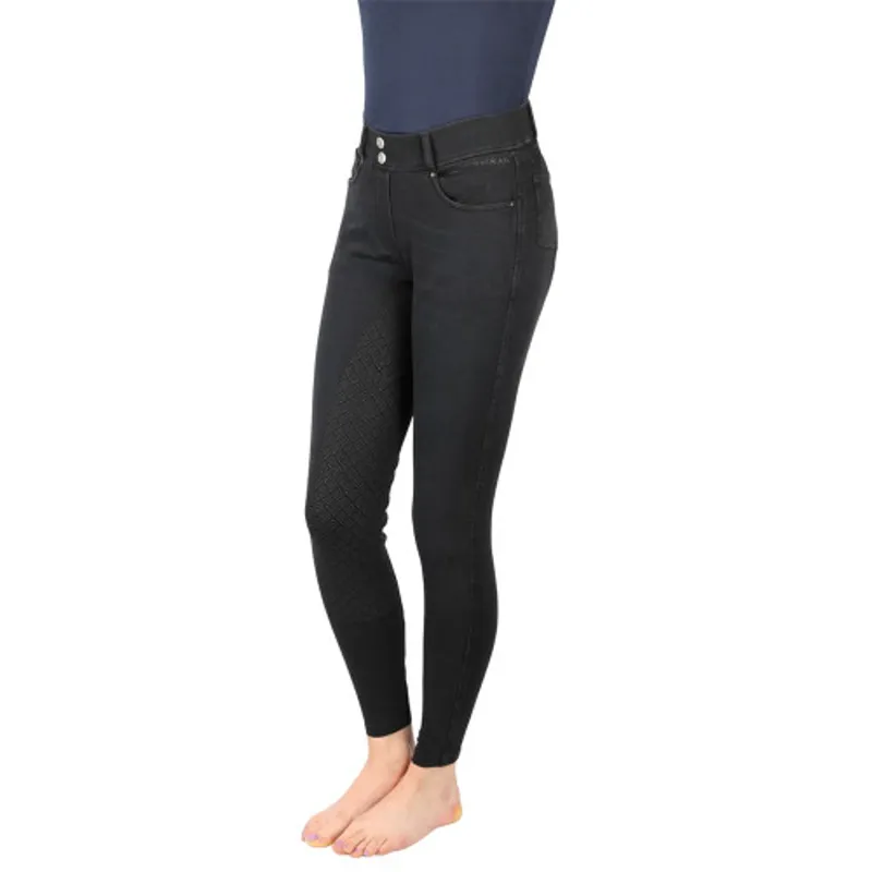 Hy Equestrian Elevate Denim Breeches - Black