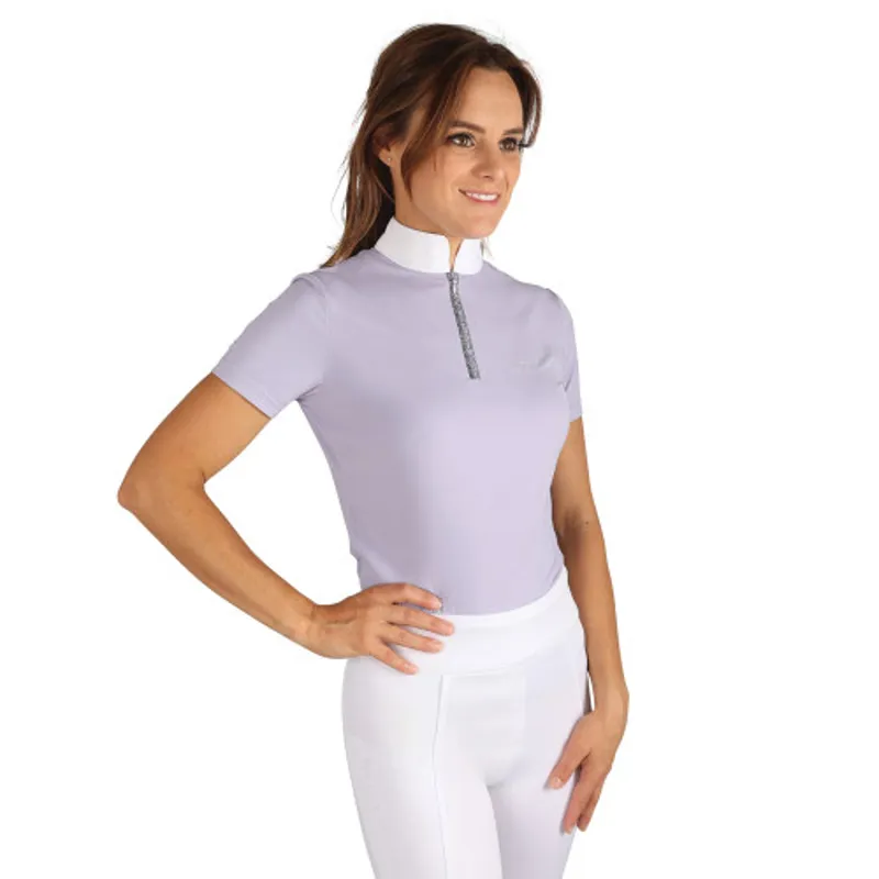 Hy Equestrian Solferino Show Shirt - Lilac-1