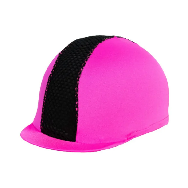 Hy Equestrian Mesh Hat Cover - Pink/Black