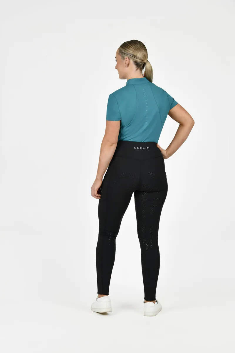 Dublin Curve Everyday Riding Tights - Black-4