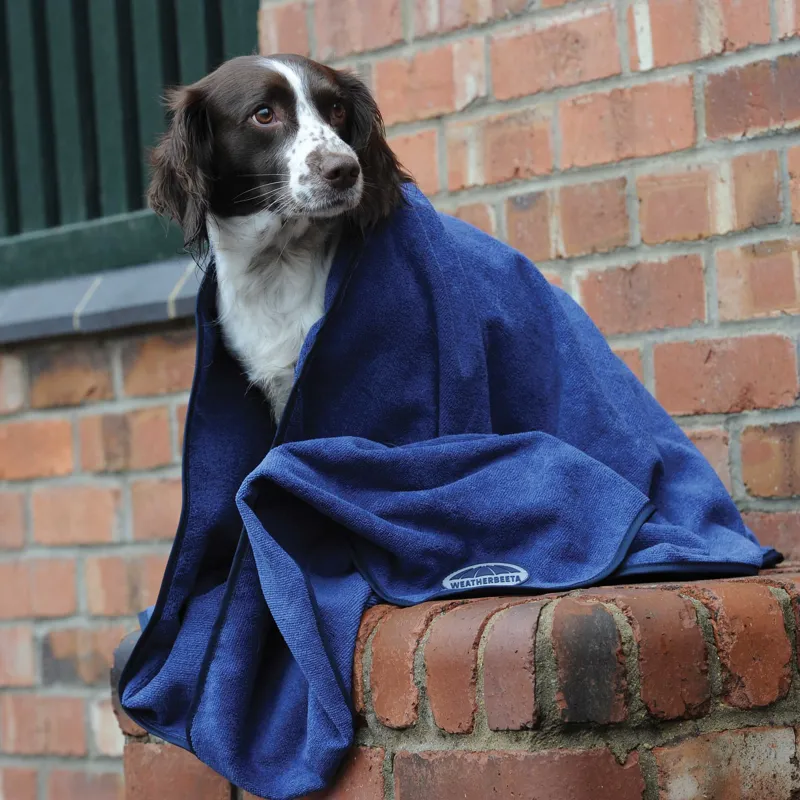 WeatherBeeta Dog Towel - Blue