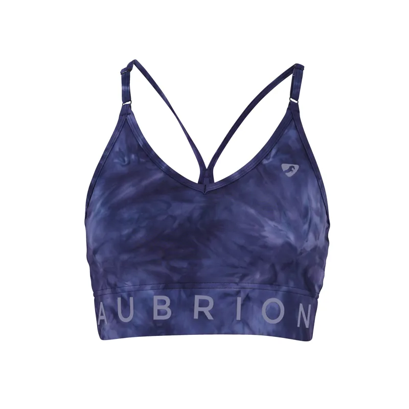 Shires Aubrion Invigorate Sports Bra - Navy Tie Dye
