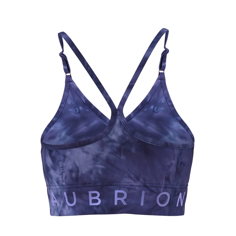 Shires Aubrion Invigorate Sports Bra - Navy Tie Dye-1
