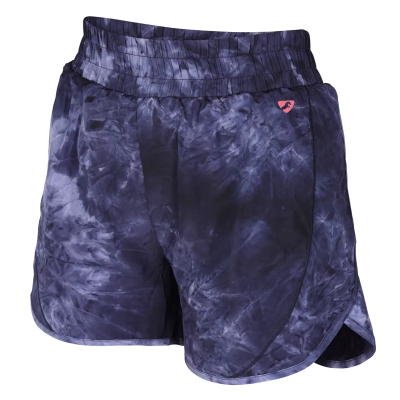 Shires Aubrion Ladies Activate Shorts - Navy Tie Dye