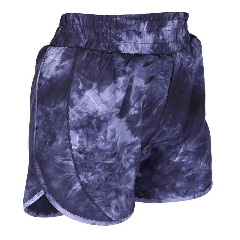 Shires Aubrion Ladies Activate Shorts - Navy Tie Dye-1