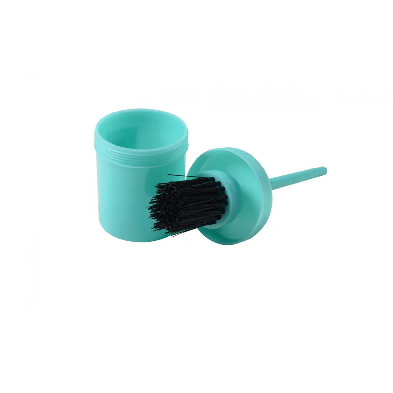 Roma Brights Hoof Oil Brush and Bottle - Turquoise