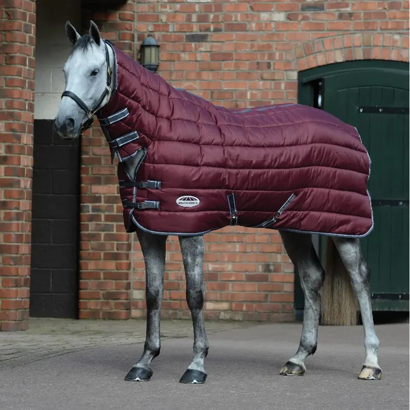 Weatherbeeta Comfitec 210D Channel Quilt Combo Neck 250g Rug - Maroon