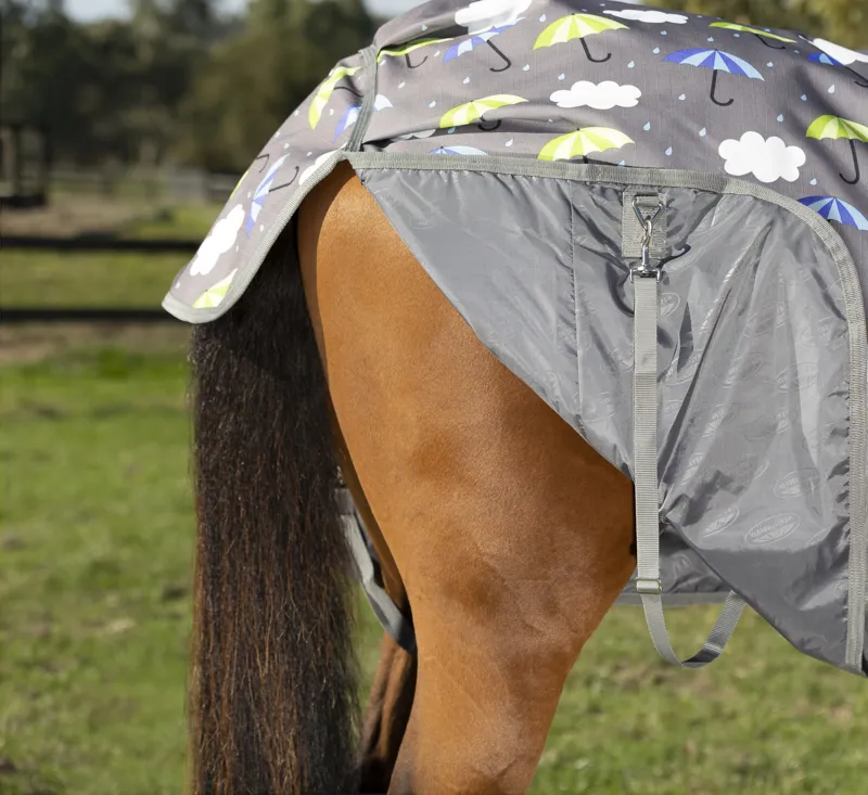 WeatherBeeta ComFiTec Essential Standard Neck 0g Rug - Umbrella Print-4