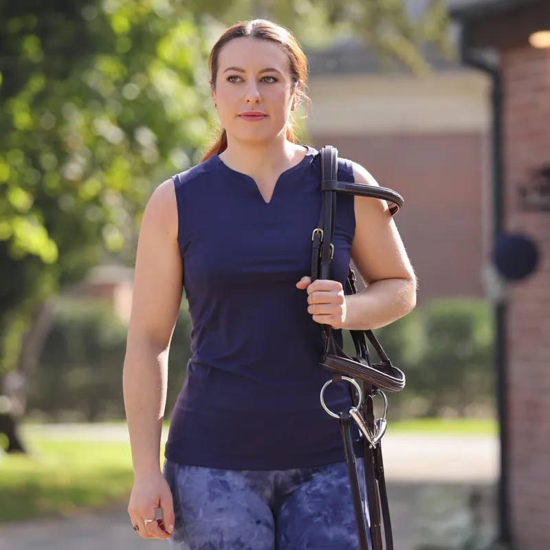 Shires Aubrion Ladies Aerial Vest - Navy-2