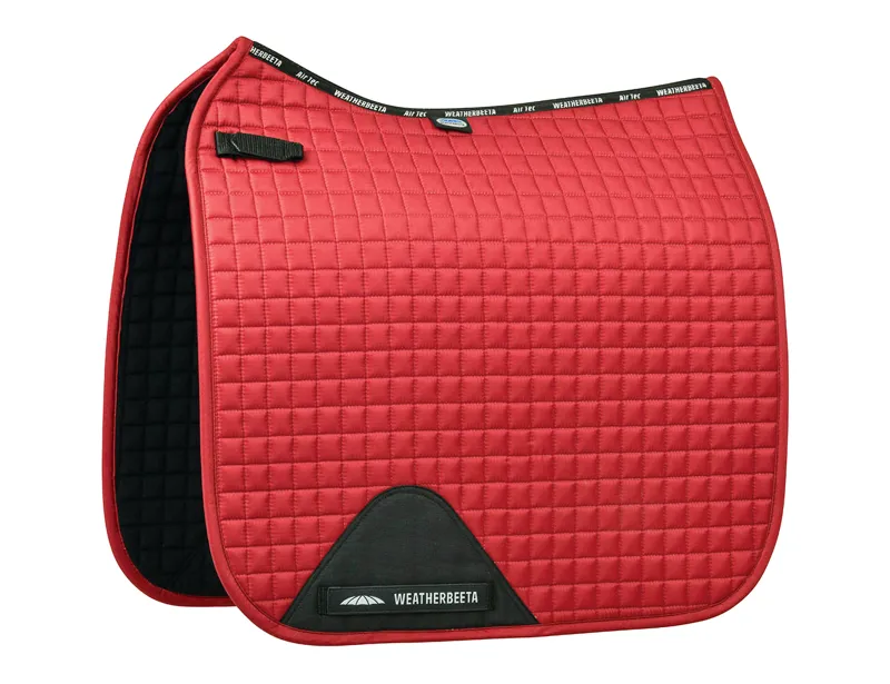 WeatherBeeta Prime Dressage Saddle Pad - Bittersweet Red