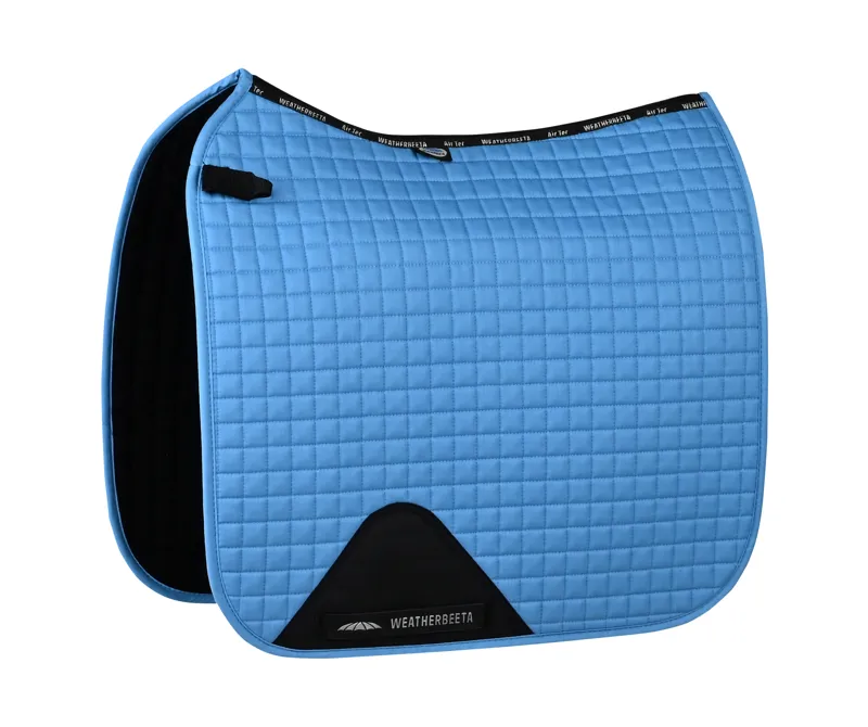 WeatherBeeta Prime Dressage Saddle Pad - Coastal Blue