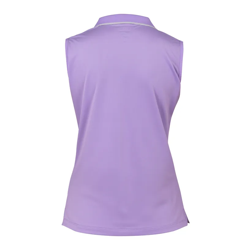 Shires Aubrion Poise Sleeveless Tech Polo - Lavender-1