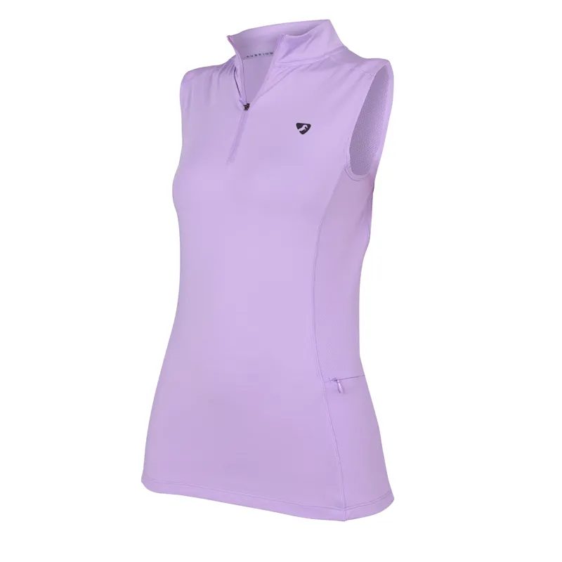 Shires Aubrion Revive Sleeveless Base Layer - Lavender