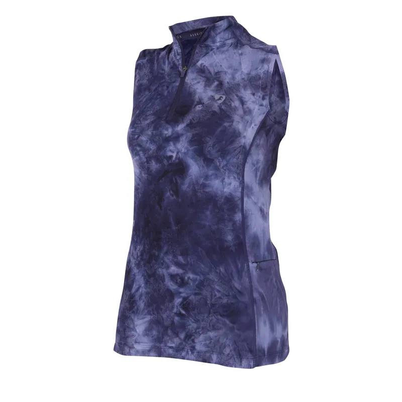 Shires Aubrion Revive Sleeveless Base Layer - Navy Tie Dye