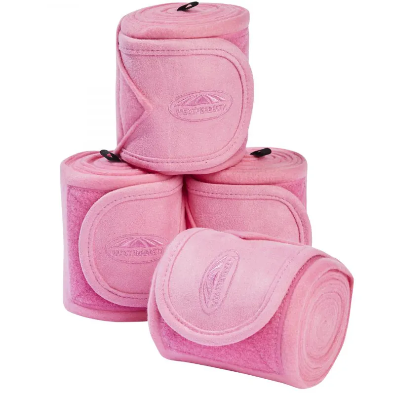 WeatherBeeta Prime Fleece Bandage - 4 Pack - Bubblegum Pink