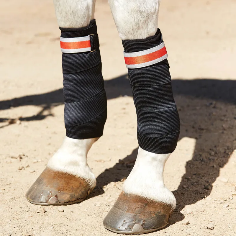 WeatherBeeta Therapy-Tec Support Bandages - Black/Silver/Red