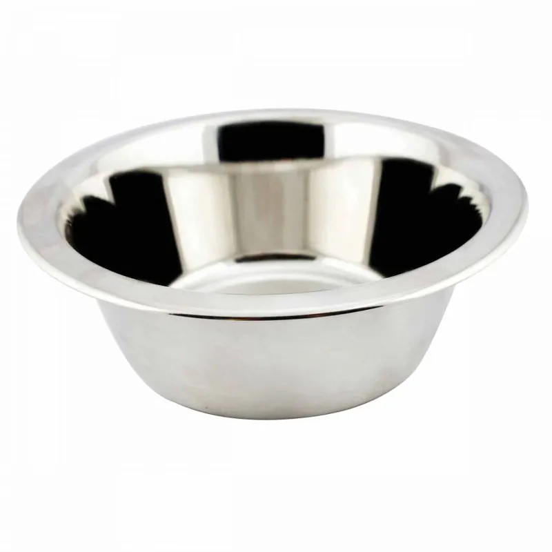 WeatherBeeta Standard Stainless Steel Dog Bowl - Silver