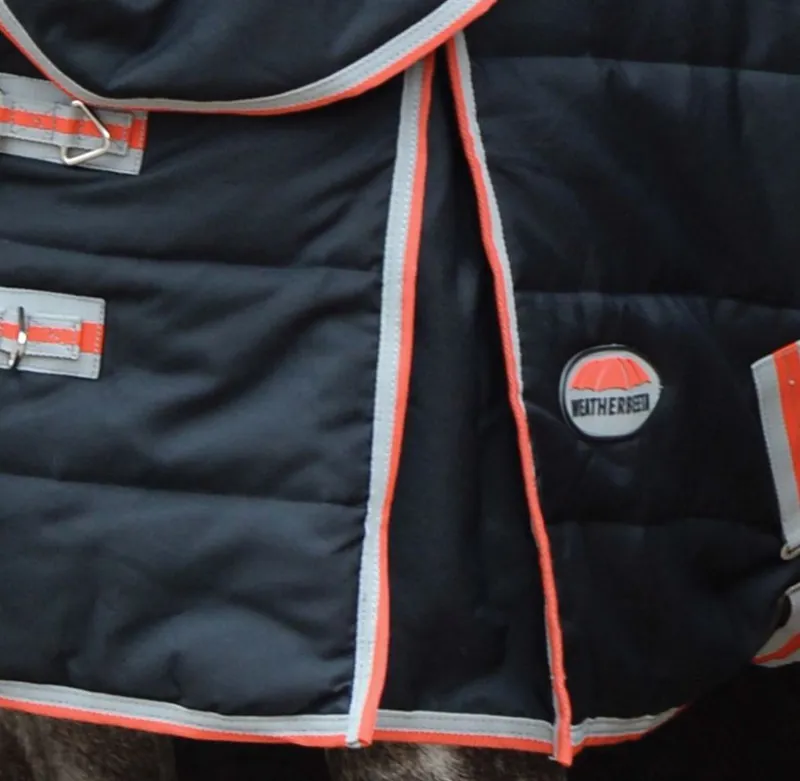 WeatherBeeta ComFiTec with Therapy-Tec Channel Quilt 220g Detach-A-Neck Rug - Black/Silver-2