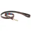 WeatherBeeta Polo Leather Dog Lead - Beaufort Brown/Pink/Blue