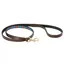 WeatherBeeta Polo Leather Dog Lead - Beaufort Brown/Emerald/Pink/Blue