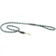 WeatherBeeta Rope Leather Dog Lead - Hunter Green/Brown