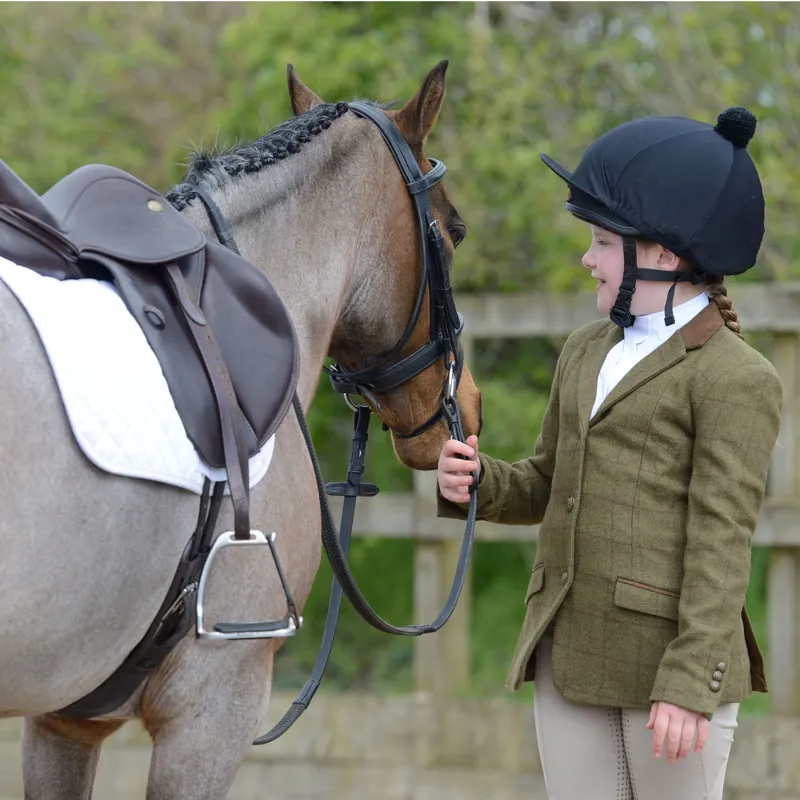 Dublin Childs Albany Tweed Suede Collar Tailored Jacket - Brown-2