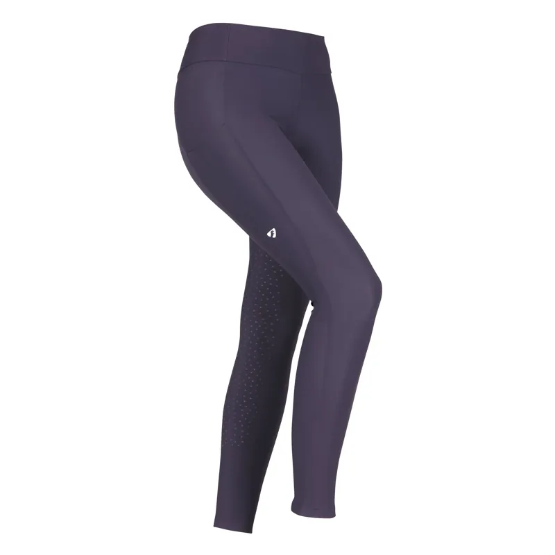 Shires Aubrion Laminated Riding Tights - Navy