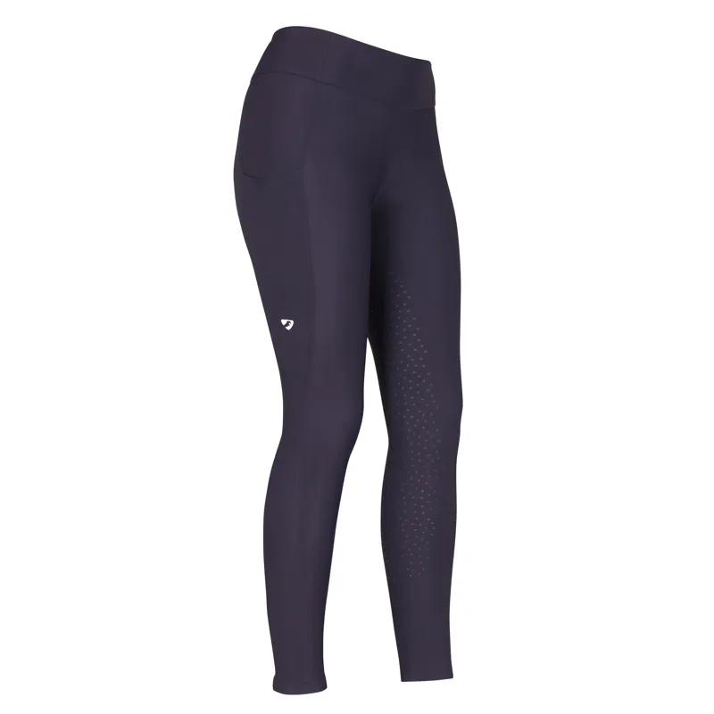 Shires Aubrion Laminated Riding Tights - Navy-1