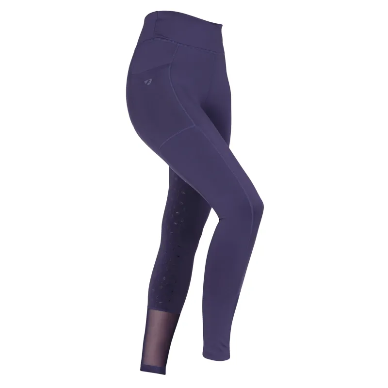 Shires Aubrion Sculpt Riding Tights - Navy-1