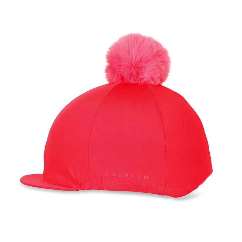 Shires Aubrion Pom Pom Hat Cover - Coral