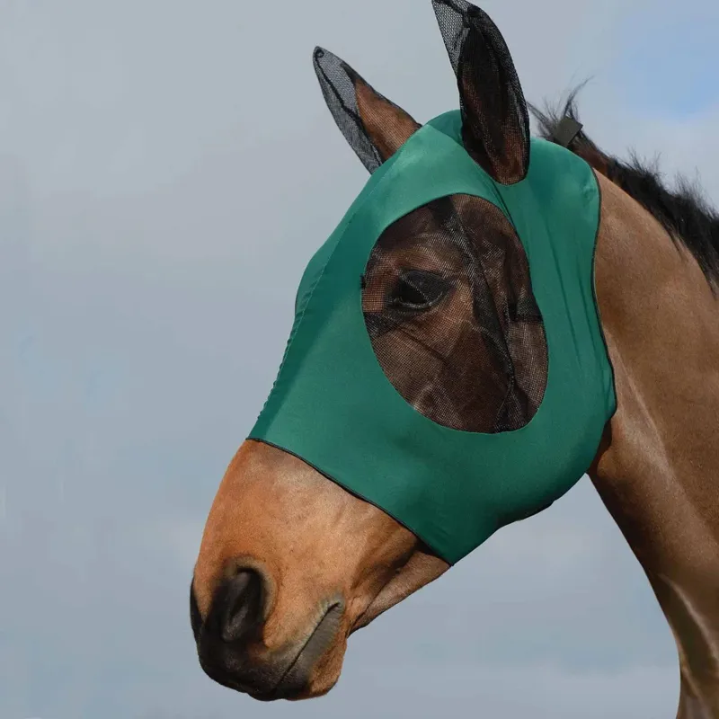 WeatherBeeta Stretch Bug Eye Saver with Ears - Hunter/Black