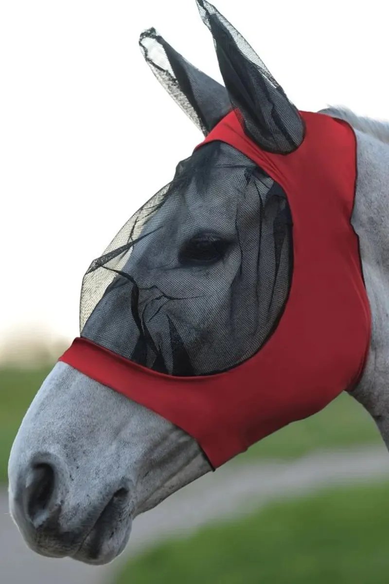 WeatherBeeta Stretch Eye Saver with Ears - Red/Black