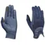 Dublin Pull On Glitter Mesh Back Riding Gloves - Navy