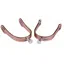 Korsteel Ladies Aluminium Interchangeable Spurs - Rose Gold